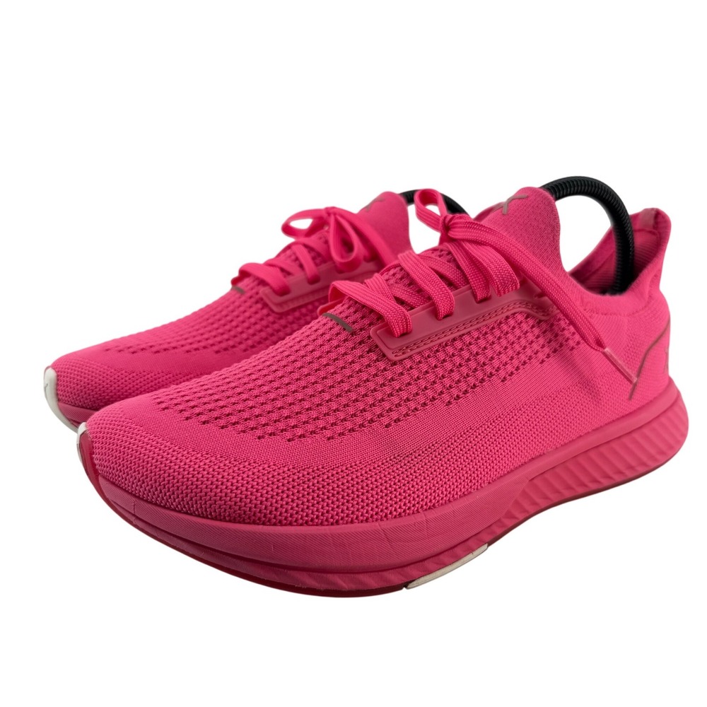 Flux Footwear Adapt Knit Running Shoes Womens 9.5 Pink Low Top Sneakers PO 0043